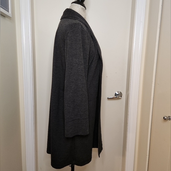 Jersey Wrap Robe Cardigan - Picture 5 of 12